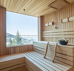 Bild einer Sauna